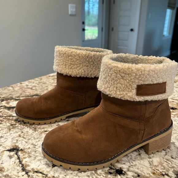 Brown Suede Boots - Picture 3 of 4